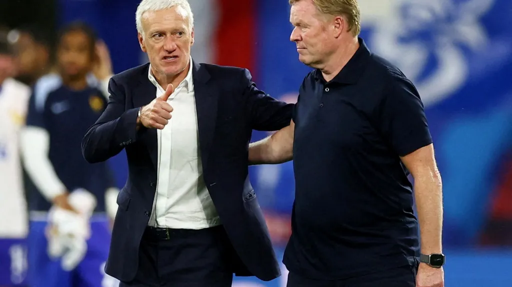 Didier Deschamps a Ronald Koeman
