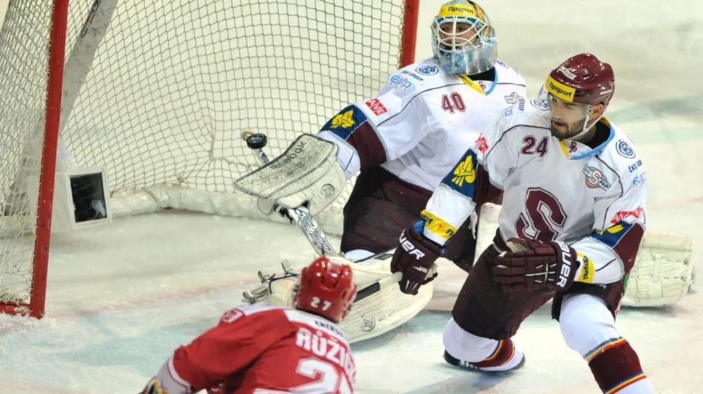 Utkání HC Oceláři Třinec - HC Sparta Praha