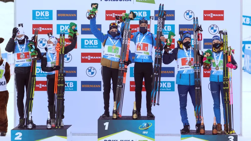 Sestřih smíšené štafety dvojic