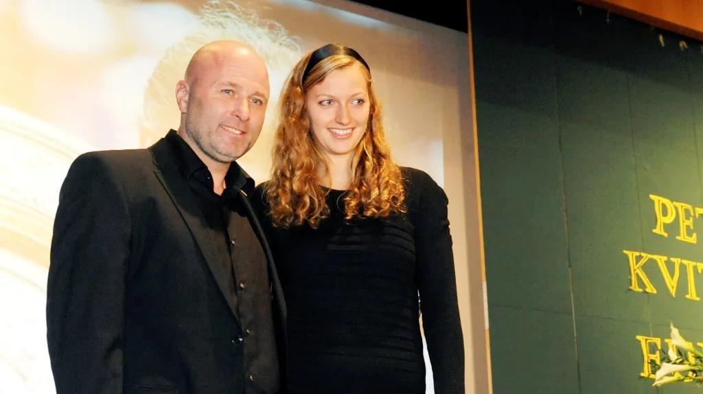 Petra Kvitová a její trenér David Kotyza