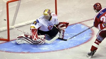 Vladimír Růžička mladší a Dominik Hašek