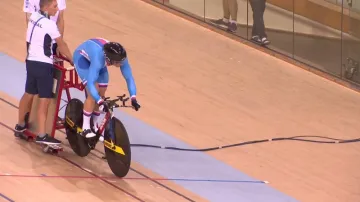 Dráhař Bábek vyhrál na Evropských hrách kilometr s pevným startem