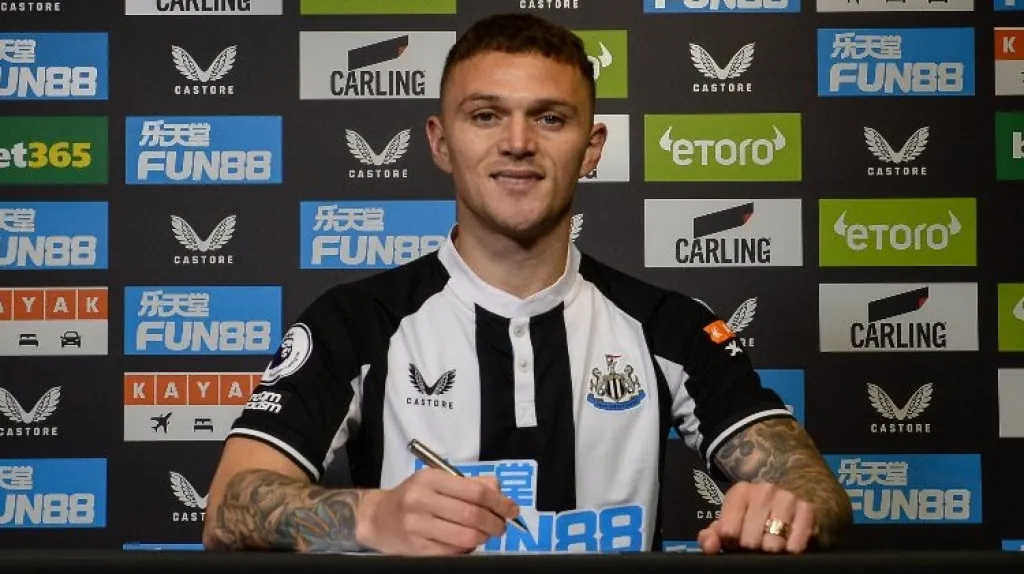 Kieran Trippier v dresu Newcastlu