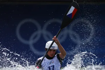 Antonie Galušková v semifinále OH