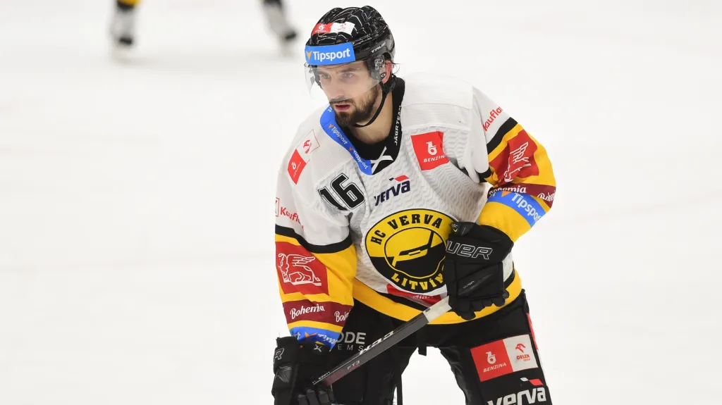 František Lukeš v dresu Litvínova