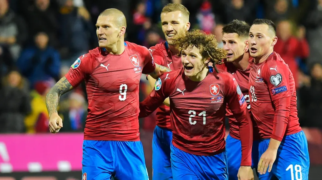 Radost českých fotbalistů