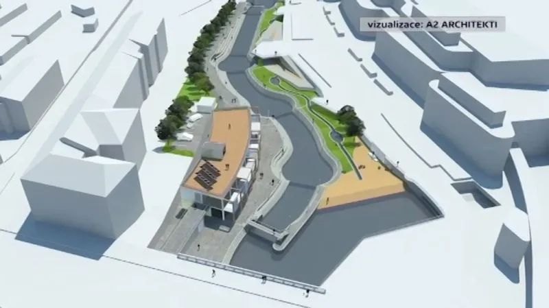 Vodáci chtějí postavit umělý kanál v centru Olomouce.