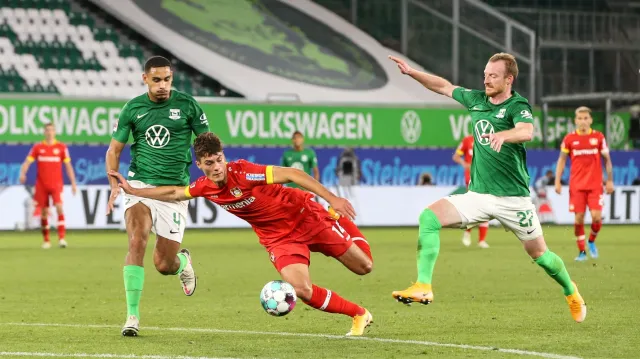 Schick debutoval za Leverkusen při remíze 0:0 ve Wolfsburgu