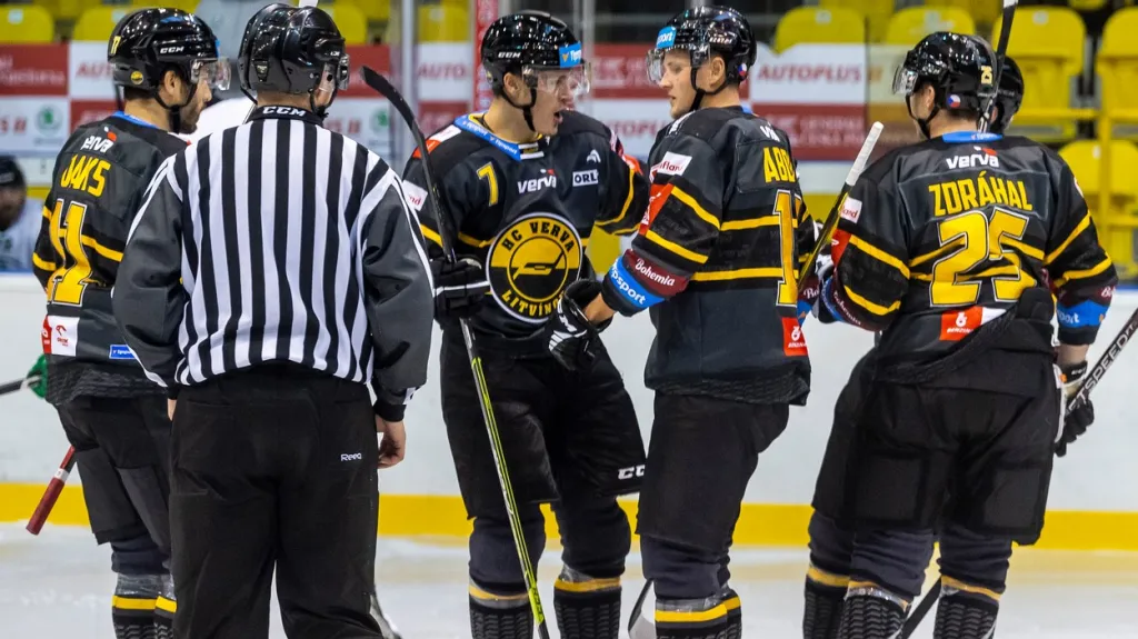 Radost hokejistů Litvínova