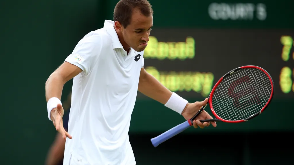 Lukáš Rosol po prohře v 1. kole Wimbledonu