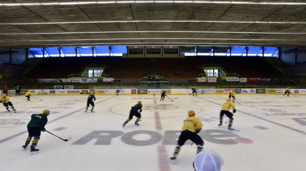 Trénink vsetínských hráčů