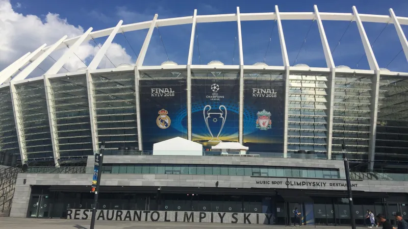 Olympijský stadion v Kyjevě hostí finále Ligy mistrů