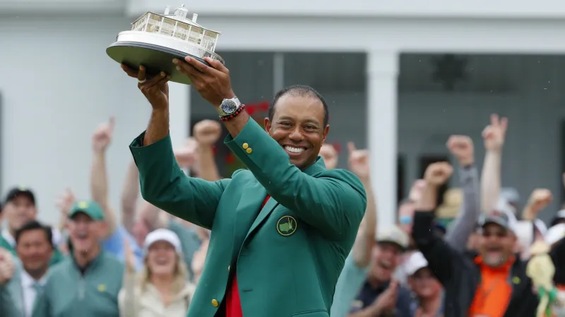 Tiger Woods po vítězství na Masters