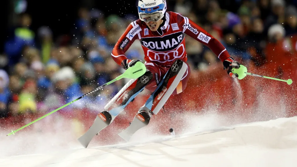 Norský lyžař Henrik Kristoffersen