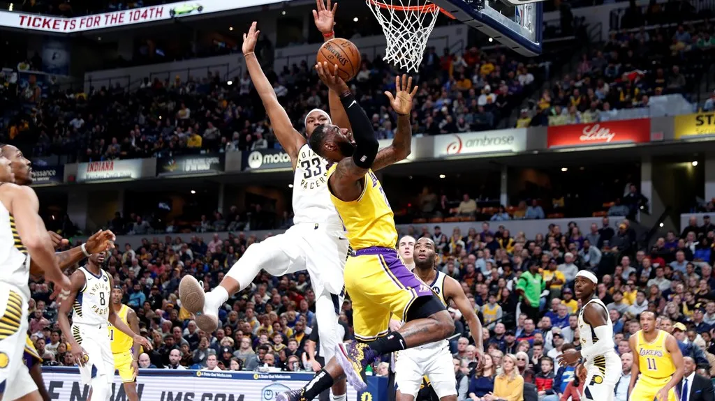 Utkání Indiana - LA Lakers