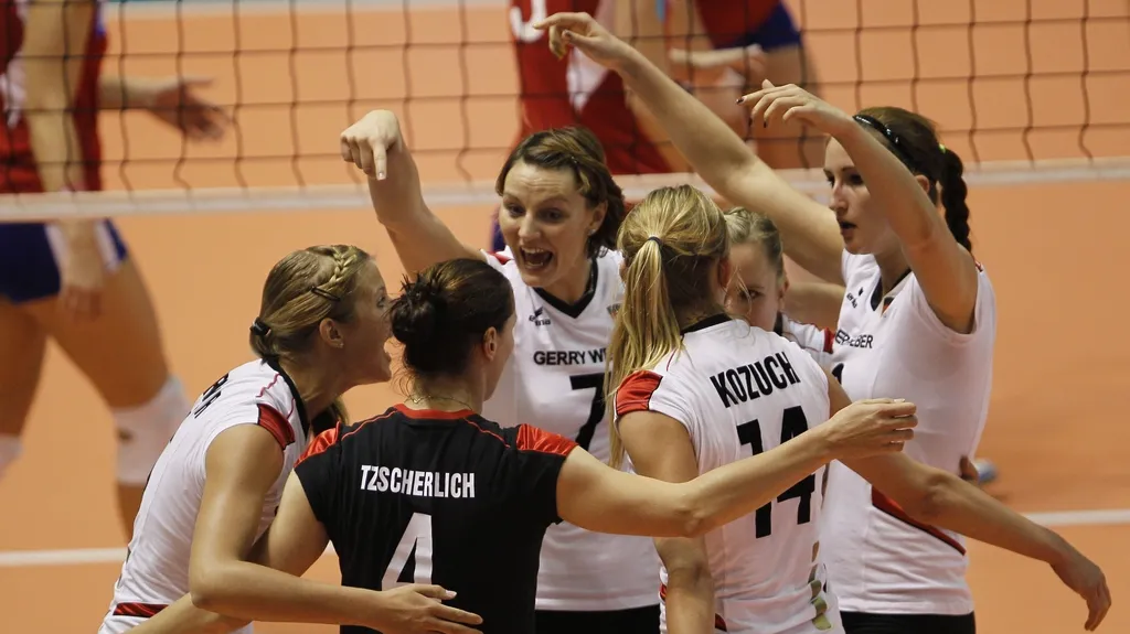 Radost německých volejbalistek