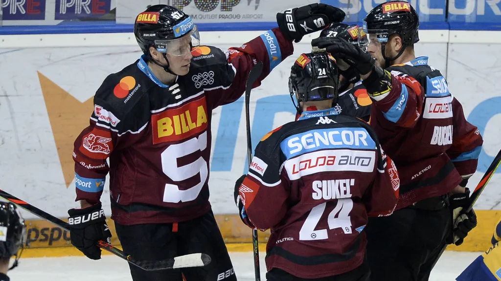 Radost hráčů Sparty