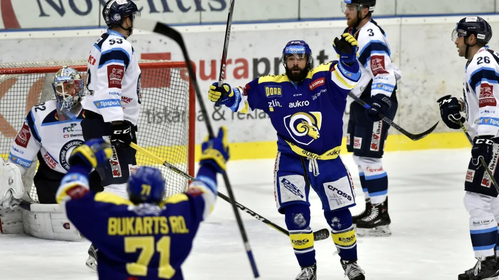 Utkání Zlín - Liberec