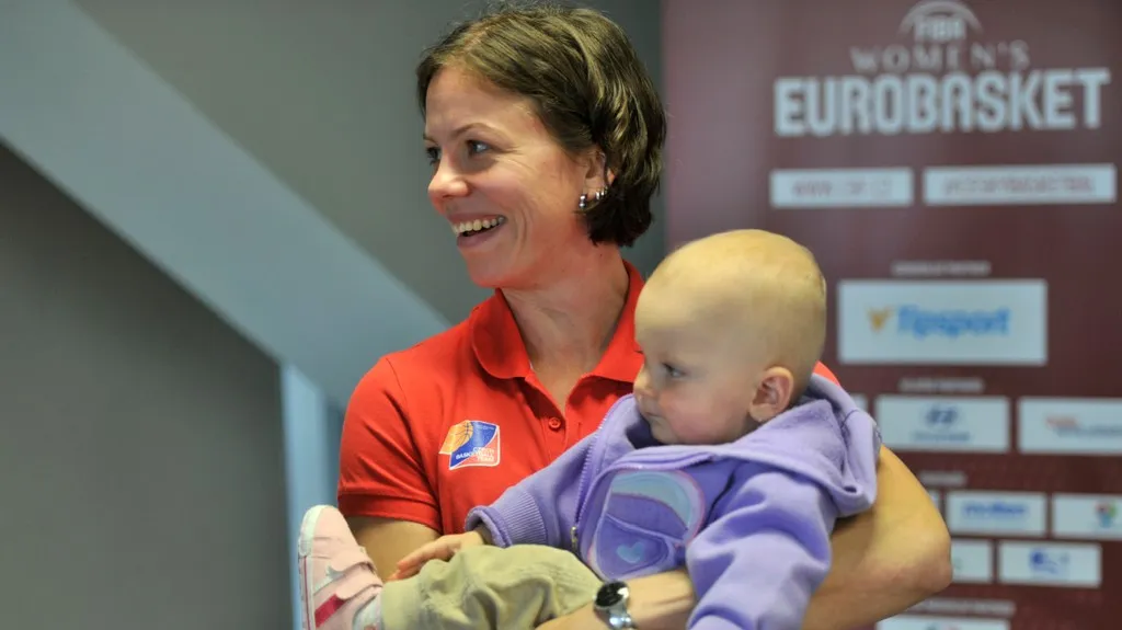 Veronika Bortelová s dcerou