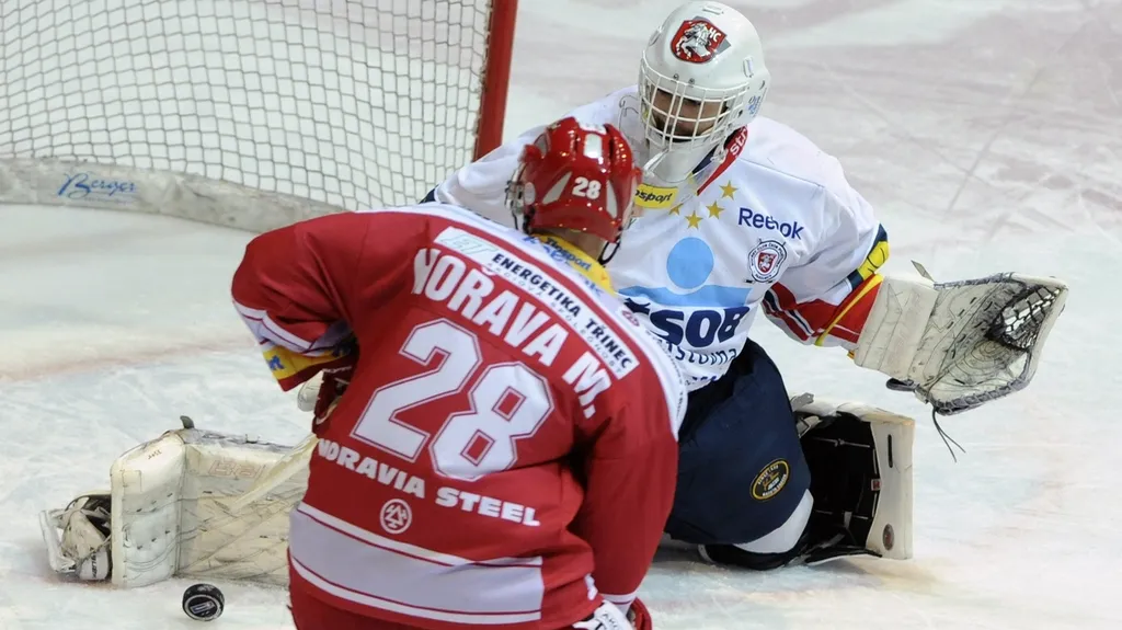 Utkání Třinec - Pardubice