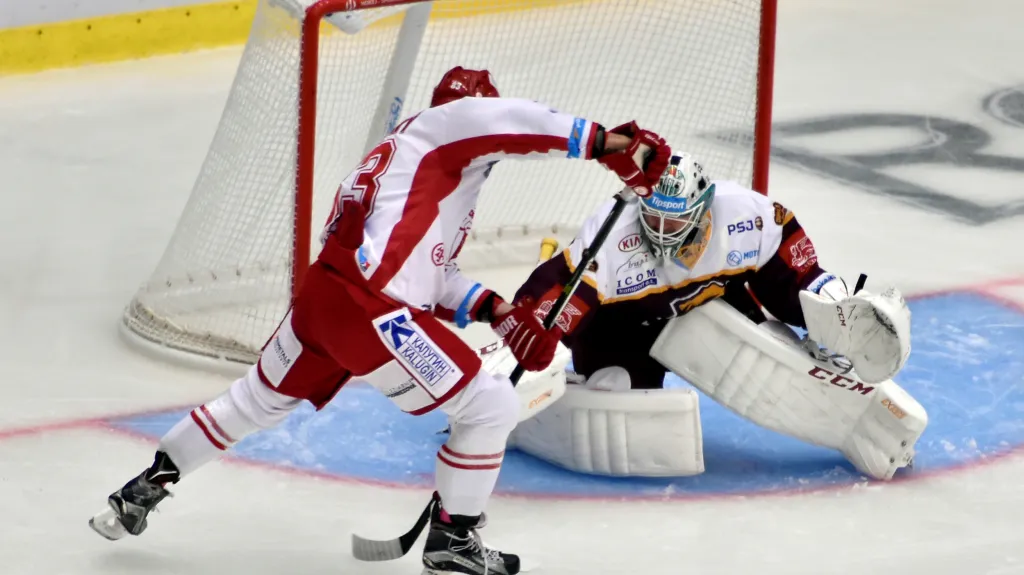 Utkání Jihlava - Třinec