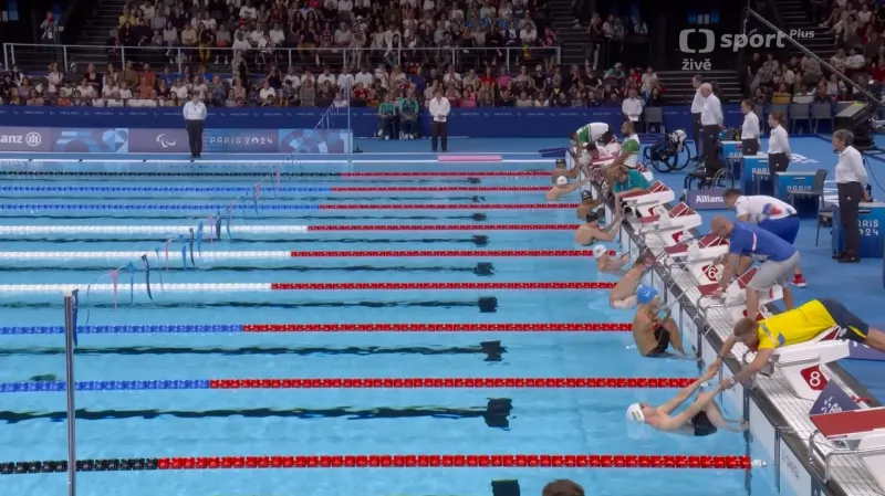 Finále 50 m znak S4 s Arnoštem Petráčkem