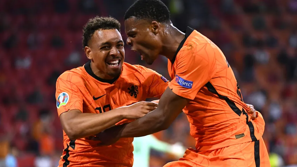 Radost fotbalistů Nizozemska