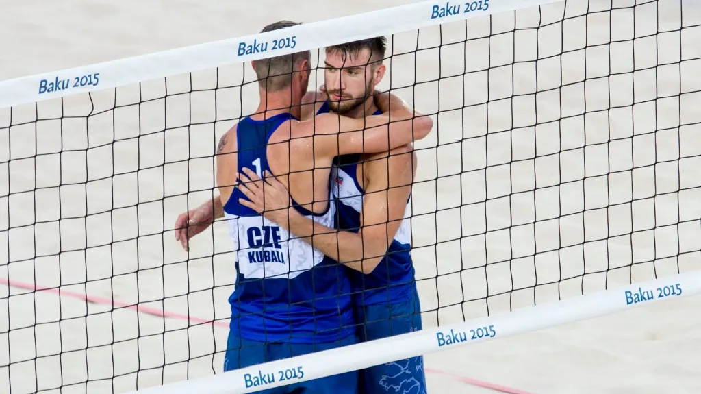 Beachvolejbalisté Kubala a Hadrava