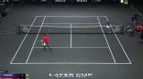 Oku lahodící výměna v utkání Federer - Kyrgios
