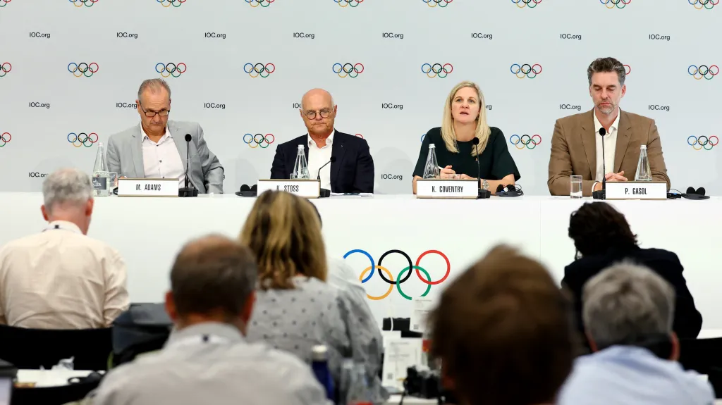 Tisková konference Mezinárodního olympijského výboru