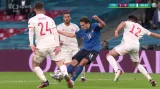 Gól v utkání Itálie - Španělsko: Chiesa - 1:0 (60. min.)