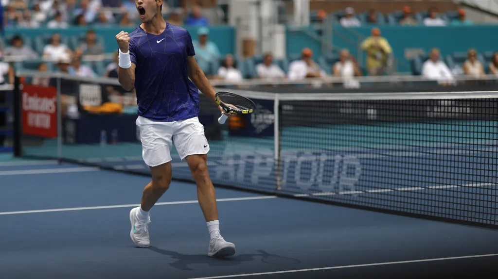 Carlos Alcaraz ve finále turnaje v Miami