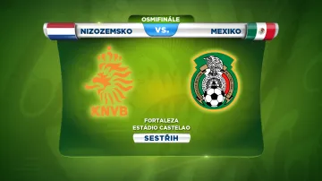 Sestřih utkání Nizozemsko - Mexiko