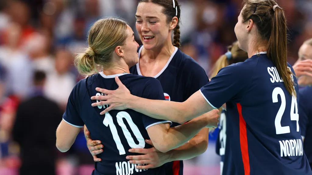 Radost házenkářek Norska