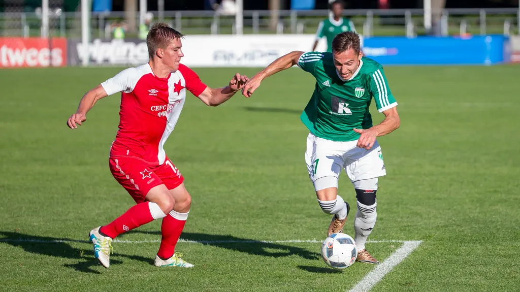 Siim Luts v duelu se Slavií