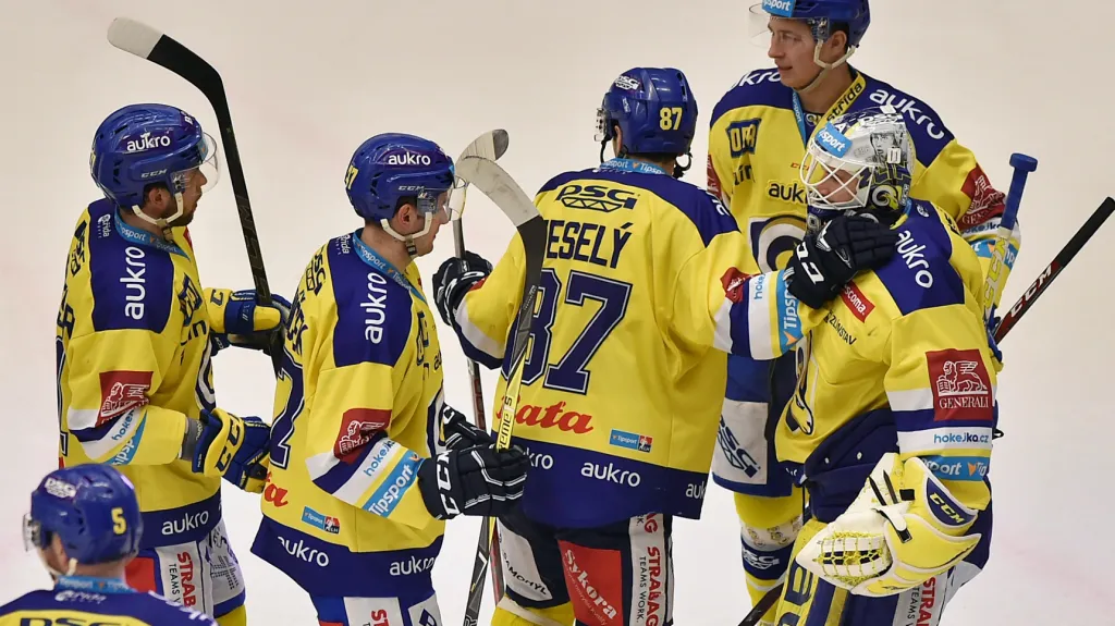 Radost hokejistů Zlína