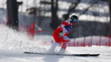 Zlatá jízda Franja von Allmena v super-G