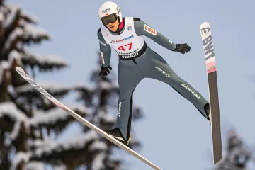 Piotr Žyla na domácím můstku v Zakopaném