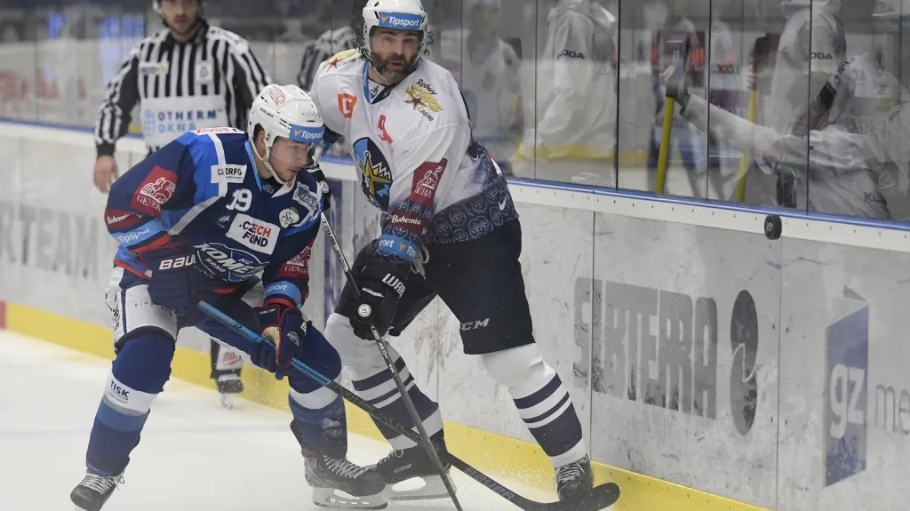 Jaromír Jágr v utkání s Kometou