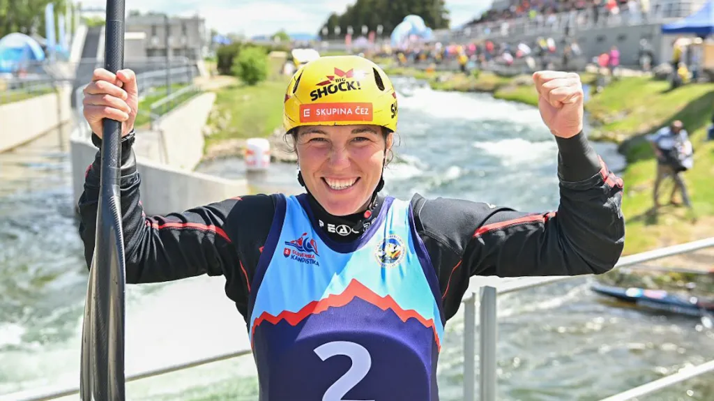 Bronzová kanoistka Tereza Fišerová