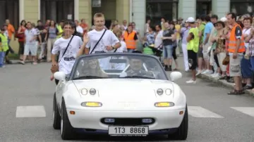 Petra Kvitová zdraví obyvatele Fulneku