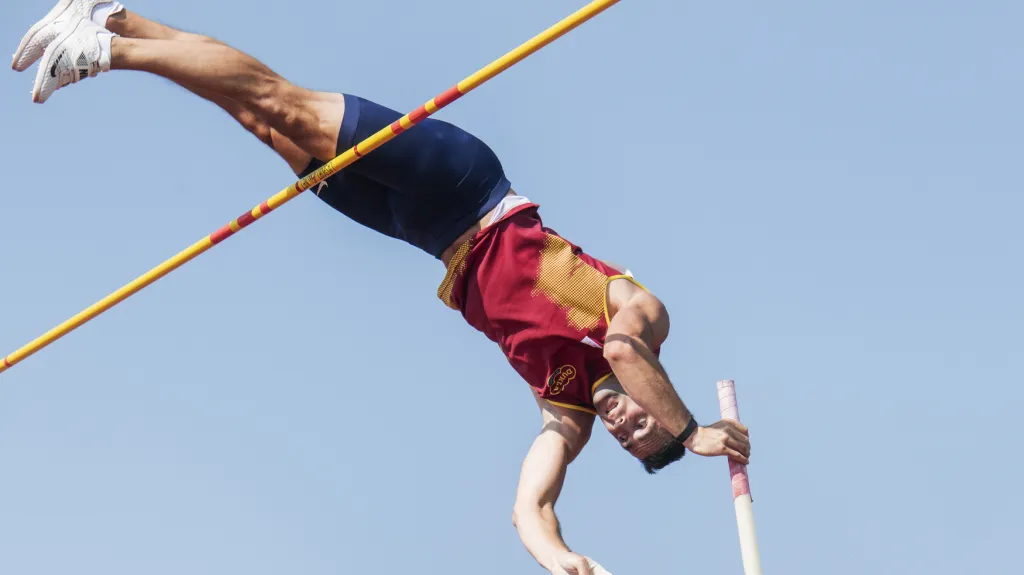 Tyčkař Jan Kudlička na MČR