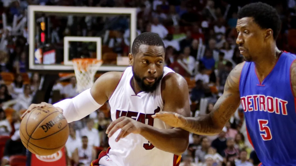 Dwane Wade a Kentavious Caldwell-Pope