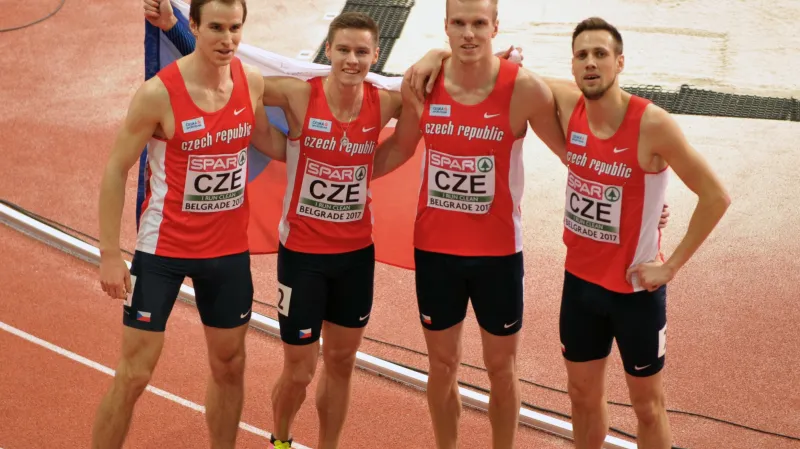 Česká bronzová štafeta na HME v Bělehradě