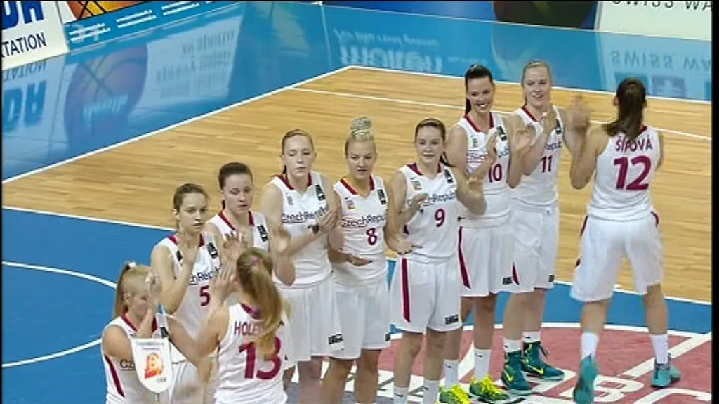 Sestřih basketbalového utkání U17 Česko - Španělsko