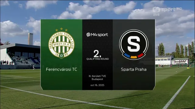 Sestřih utkání Ferencváros Budapešť – Sparta Praha