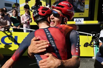 Michal Kwiatkowski a Tom Pidcock