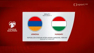 Sestřih utkání Arménie – Maďarsko