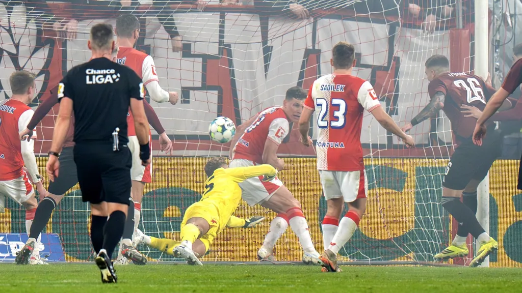 Utkání Slavie a Sparty