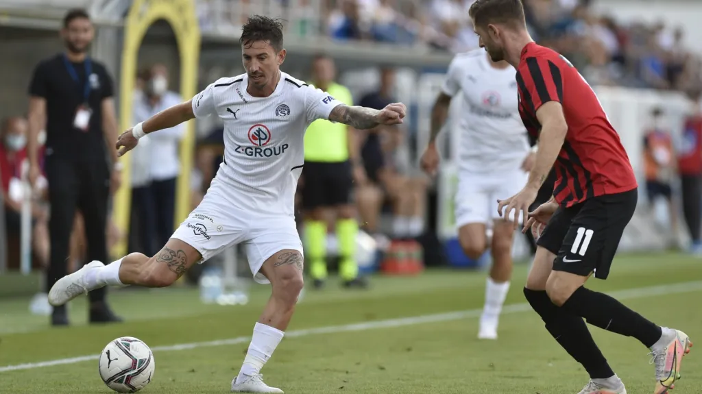 Utkání Slovácko - Lokomotiv Plovdiv 